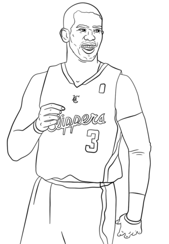 Chris Paul Coloring Page